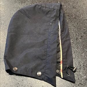 Burberry Black Hood with Snap Buttons